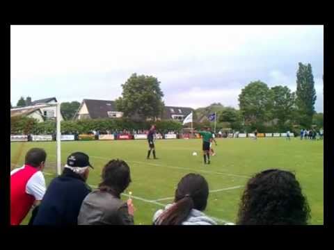 Promotie duel Winkel - Hauwert (1-1), penalty reeks