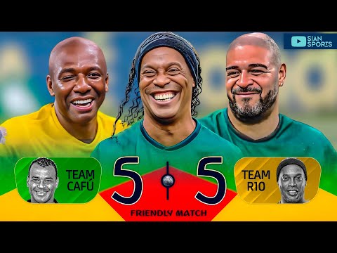 COM DIREITO A GOL PUSKAS! RONALDINHO, ADRIANO, AMARAL E OUTRAS LENDAS DERAM SHOW EM JOGO BENEFICENTE