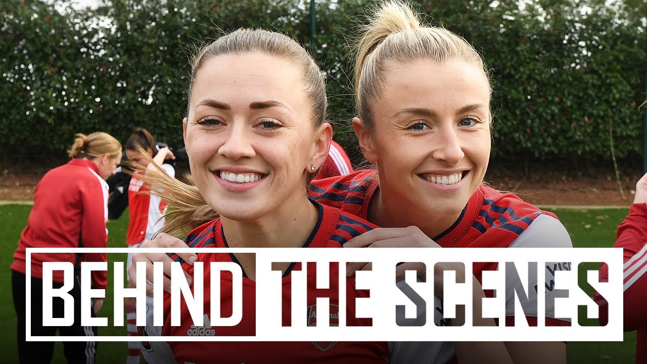 360 camera vlog! | Behind the scenes at Arsenal Women's 2021/22 photocall