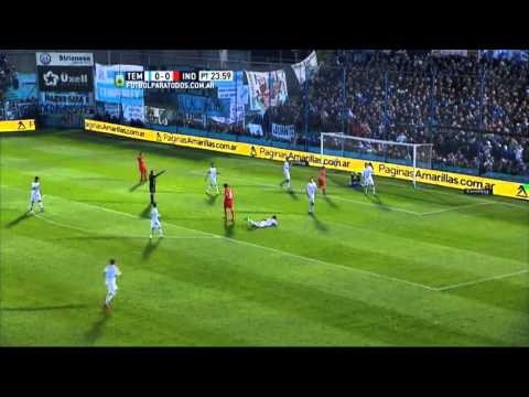 Gran contraataque del Rojo. Temperley 0 - Independiente 0. Fecha 17. Primera División 2015. FPT