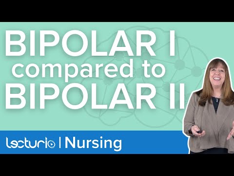 How Is Bipolar 1 Disorder Different From Bipolar 2 Disorder | Mental Health Nursing