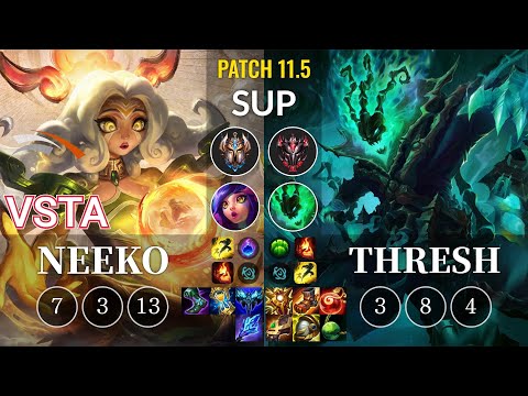 HLE Vsta Neeko vs Thresh Sup - KR Patch 11.5