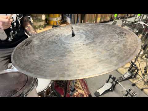 Dream Cymbals 22" Dark Matter Flat Earth Series Ride Cymbal 2458g w/ Video Demo image 3
