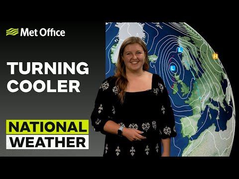 21/09/23 – Showers generally easing overnight – Evening Weather Forecast UK – Met Office Weather