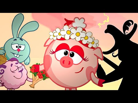 Смешарики крош и нюша. Крош и нюша поженились. Крош и нюша свадьба. Крош и нюша. Смешарики крош и нюша свадьба.