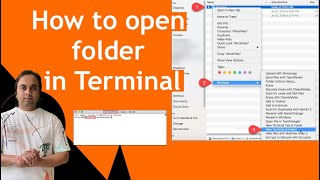 How to open folder in Terminal | Open Terminal on Mac