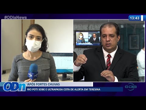 Rio Poti sobe e ultrapassa cota de alerta em Teresina 07 03 2022