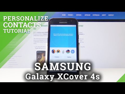 How to Add Photo to Contact in SAMSUNG Galaxy Xcover 4s – Personalize Contacts