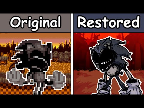 Burning Original Vs Restored (BURNING - Nove Take) - FNF