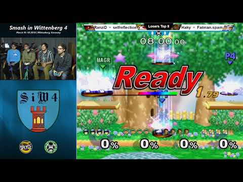 SiW4 - Fatman.spam + Haky Vs. RanziD + selfreflection - Losers Top 8 - Melee Doubles