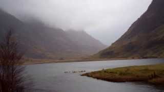 preview picture of video 'Christmas Day Loch Achtriochtan Glencoe Scottish Highlands Of Scotland'