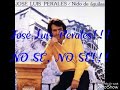 José Luis Perales - No Sé, No Sé, (letra)