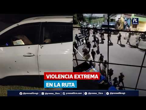 Violencia en ruta a Mixco deja 4 fallecidos, heridos y escenas de extrema gravedad