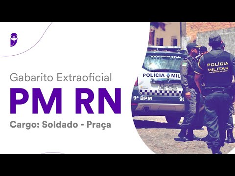 Gabarito Extraoficial PM RN - Soldado - Praça