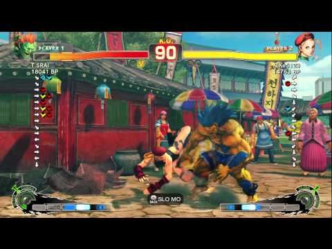 T SRAI [Blanka] vs NiKe5123 [Cammy] SSF4 Japanese Online Ranked Matches - TRUE-HD