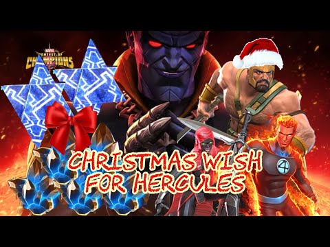 CAN SANTA GRANTS MY WISH FOR HERCULES | MARVEL CONTEST OF CHAMPIONS