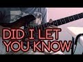 [Guitar Cover] Red Hot Chili Peppers - Did I Let ...