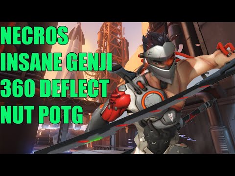 NECROS INSANE GENJI GAMEPLAY POTG - GRAND MASTER OVERWATCH SEASON 29