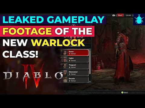 Diablo 4: LEAKED Gameplay FOOTAGE of the new WARLOCK class!