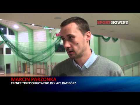 Trener Marcin Parzonka po meczu RKK AZS Racibórz - Pogoń Ruda Śląska