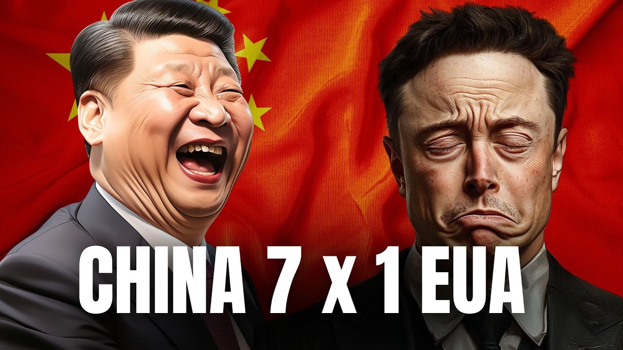 A CHINA chuta os ESTADOS UNIDOS