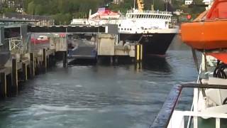 preview picture of video 'Leaving Oban onboard MV Clansman'