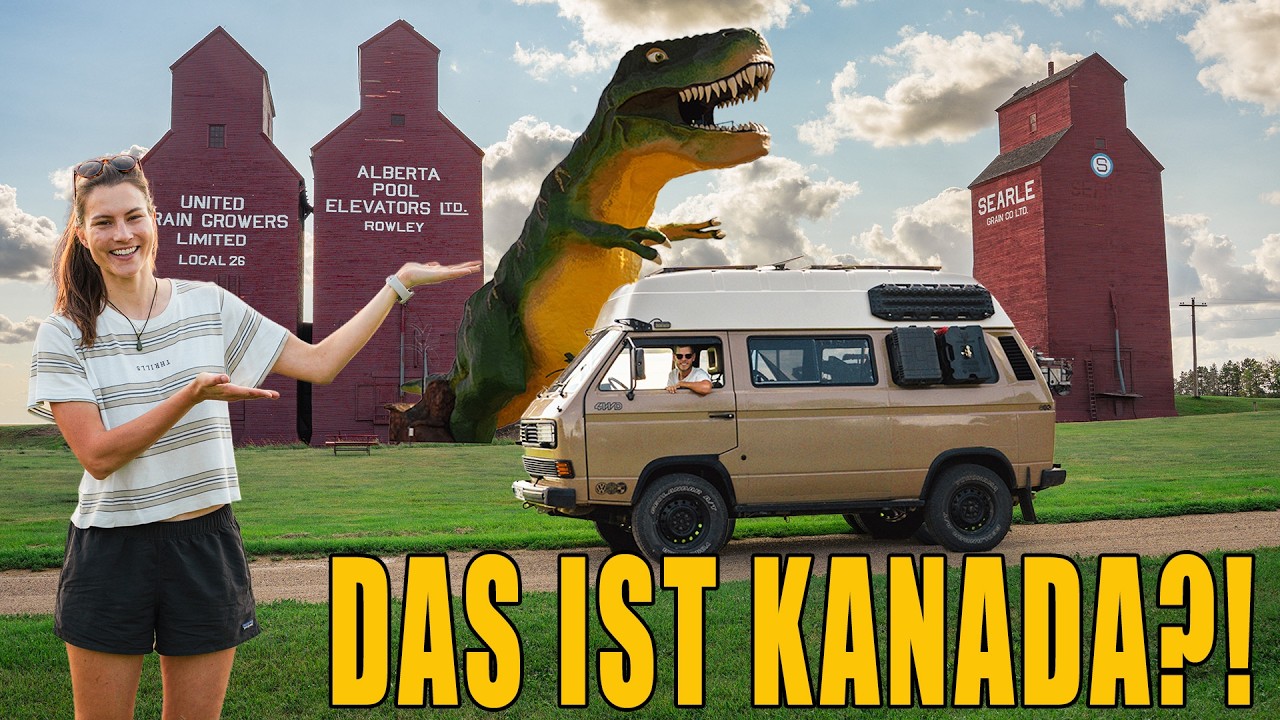 Dieses Kanada kannten wir noch nicht! 🇨🇦 Badlands, Geisterstädte & Dinosaurier 😳 | #68