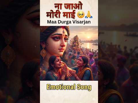 ना जाओ मोरी माई 🥺🙏 Maa Durga Visarjan Emotional Song | Full Video Link in Description