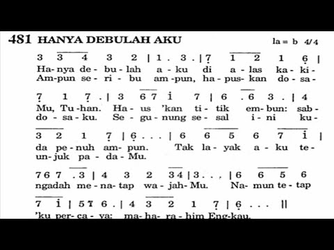 Puji Syukur No. 481 - HANYA DEBULAH AKU | Lagu Rohani Katolik