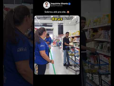 Sobrou até pro cliente 😂 Créditos: @mazurmercado