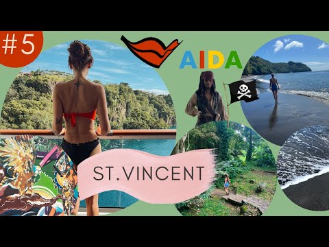 AIDAPerla Vlog #5 - Karibische Inseln: St. Vincent's Highlights 🏴‍☠️ | Denise Darleen