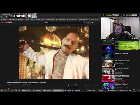 JAPCZAN reakcja live na Popek Franek Kimono Claysteer King Bruce Lee