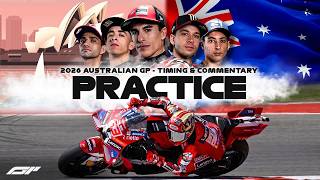 LIVE 🔴 | MotoGP - 2026 AUSTRALIAN GP - Phillip Island | PRACTICE | Timing & Comm
