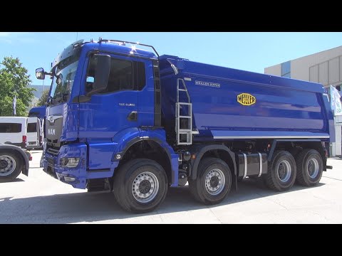 MAN TGS 41.520 8x4 BB Meiller-Kipper Tipper Truck (2023) Exterior and Interior