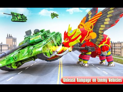 Flying Elephant Robot Transform Games