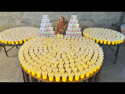 1000 GLASSES OF RASNA MANGO MILKSHAKE PREPARED BY MY GRANNY | MANGO SHAKE RECIPE | SUMMER DRINKS