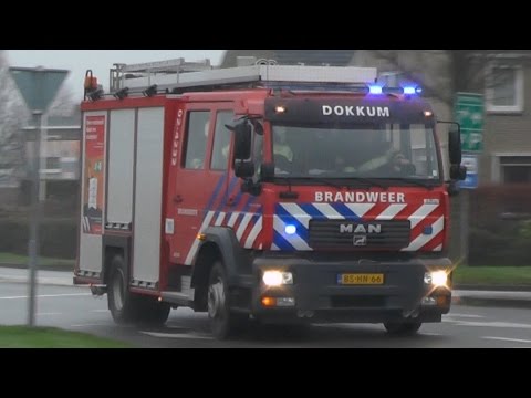 P1, Brandweer Dokkum [TS 02-4232] naar PAC brandmelding Fortuinweg Dokkum