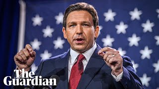&#39;Florida is where woke goes to die&#39;: Republican Ron DeSantis re-elected as governor