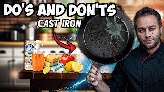 Stop Ruining Your Cast Iron Cookware! (Do’s & Don’ts Explained)