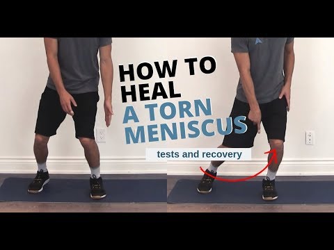 How can I exercise with a torn meniscus?