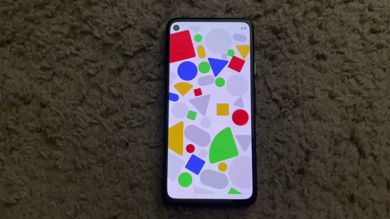 Pixel 4a unbox and setup