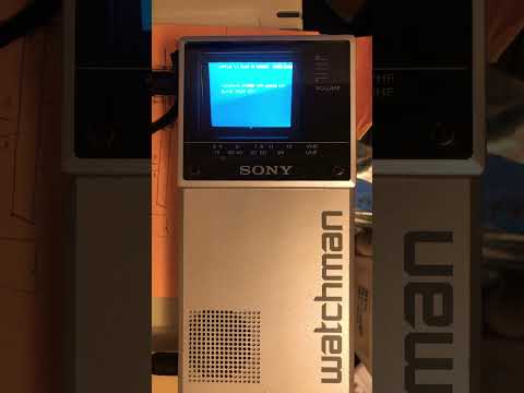 Not the tiniest Apple II monitor - Sony Watchman FD-20A