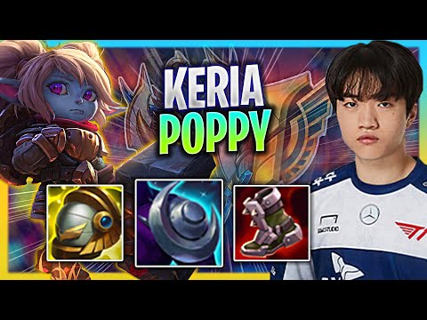 LEARN HOW TO PLAY POPPY SUPPORT LIKE A PRO! | T1 Keria Plays Poppy Support vs Rell!  Season 2023