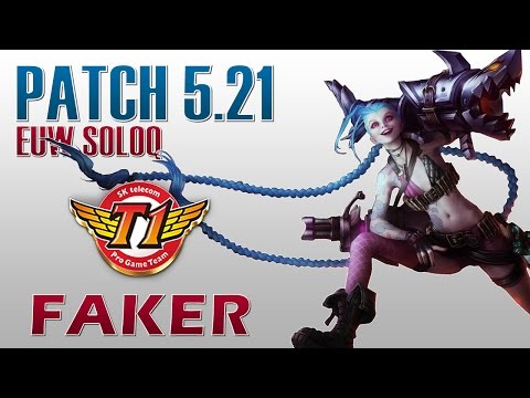 SKT T1 Faker vs Bang - Jinx vs Kalista - EUW SoloQ