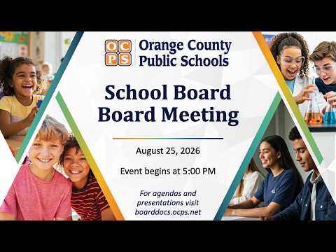Ocps Board Meeting