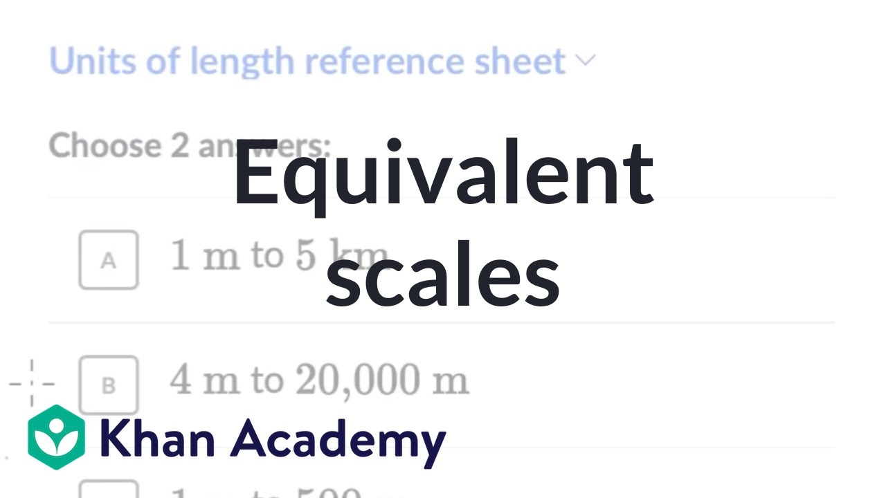 Equivalent scales