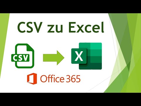 CSV in Excel importieren und formatieren (Office 365)