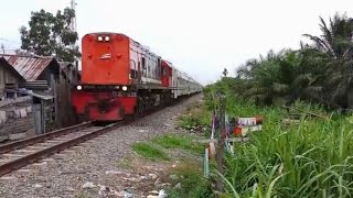 preview picture of video 'KA Putri Deli ngebut masuk Stasiun Tanjung Balai ft. CC 201 138R MDN'