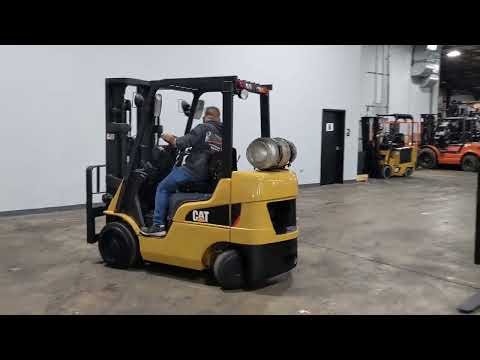 2007 Cat C5000 5000lb Cushion LPG Forklift STK 11004