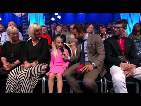 Linda Lindorffs dotter Lykkes hälsning i livesändning - Let’s Dance (TV4)